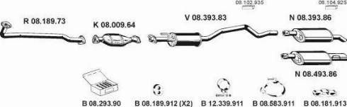 Eberspächer 082153 - Система выпуска ОГ abcparts.ee