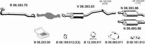 Eberspächer 082157 - Система выпуска ОГ abcparts.ee
