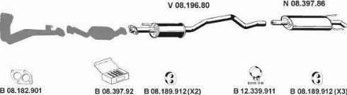 Eberspächer 082375 - Система выпуска ОГ abcparts.ee