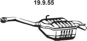 Eberspächer 19.9.55 - Глушитель выхлопных газов, конечный abcparts.ee