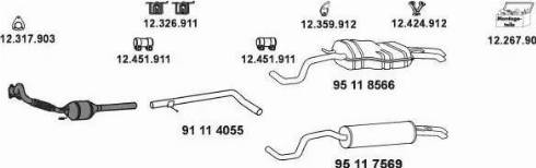 Eberspächer 12_761 - Система выпуска ОГ abcparts.ee