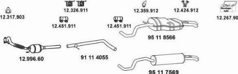 Eberspächer 10_66 - Система выпуска ОГ abcparts.ee