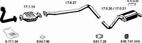 Eberspächer 132130 - Система выпуска ОГ abcparts.ee