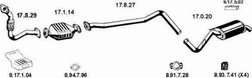 Eberspächer 132129 - Система выпуска ОГ abcparts.ee