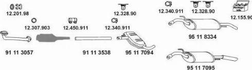 Eberspächer 12_950 - Система выпуска ОГ abcparts.ee