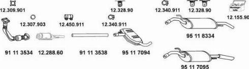 Eberspächer 12_953 - Система выпуска ОГ abcparts.ee