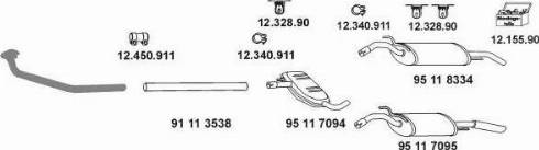 Eberspächer 12_952 - Система выпуска ОГ abcparts.ee
