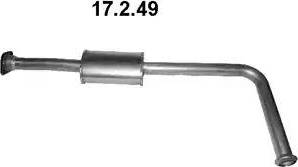 Eberspächer 17.2.49 - Средний глушитель выхлопных газов abcparts.ee