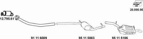Eberspächer 20_013 - Система выпуска ОГ abcparts.ee