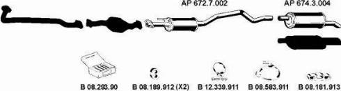Eberspächer AP_2189 - Система выпуска ОГ abcparts.ee