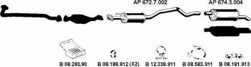 Eberspächer AP_2185 - Система выпуска ОГ abcparts.ee