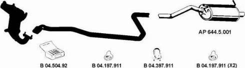 Eberspächer AP_2181 - Система выпуска ОГ abcparts.ee