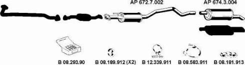 Eberspächer AP_2188 - Система выпуска ОГ abcparts.ee