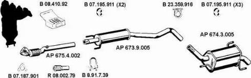 Eberspächer AP_2317 - Система выпуска ОГ abcparts.ee