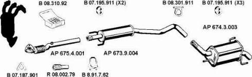 Eberspächer AP_2293 - Система выпуска ОГ abcparts.ee