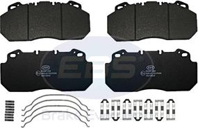 EBS EKBP.090 - Тормозные колодки, дисковые, комплект abcparts.ee