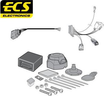 ECS FR07707MU - Комплект электрики, прицепное оборудование abcparts.ee