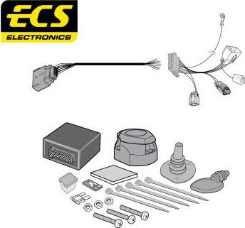 ECS FR07713MU - Комплект электрики, прицепное оборудование abcparts.ee