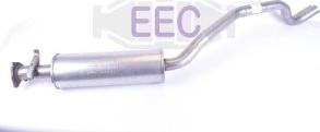EEC EVL475 - Средний глушитель выхлопных газов abcparts.ee