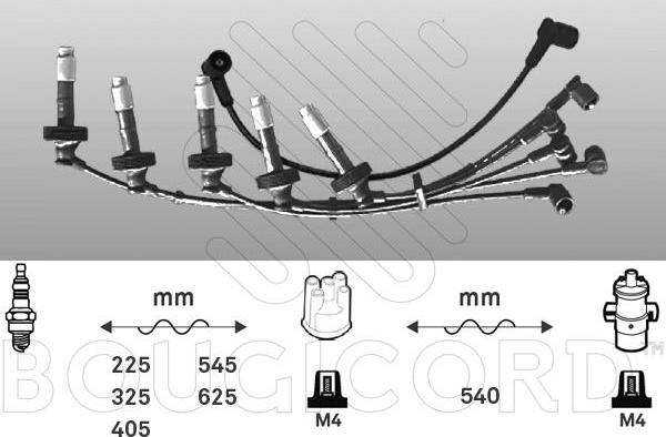 EFI 6469 - Комплект проводов зажигания abcparts.ee