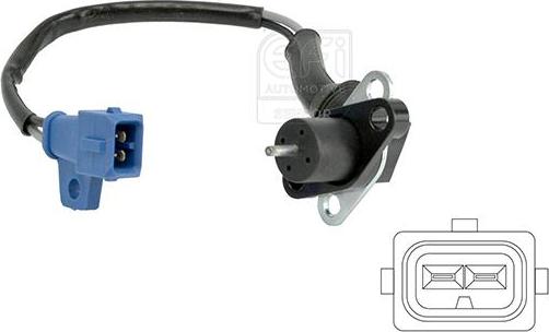EFI 303074 - Датчик положения Коленвала, RPM abcparts.ee