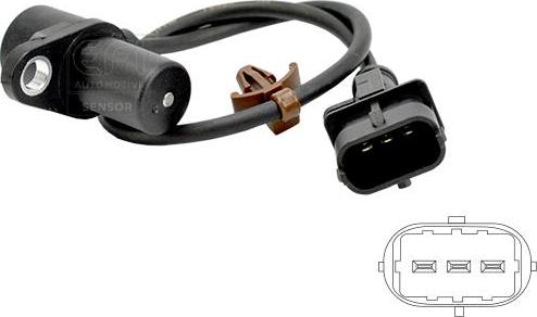EFI 303268 - Датчик положения Коленвала, RPM abcparts.ee