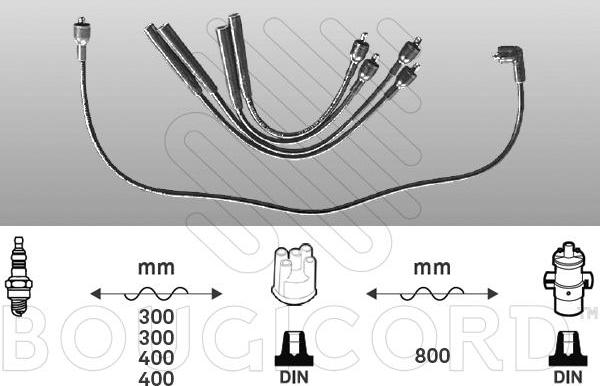 EFI 7137 - Комплект проводов зажигания abcparts.ee