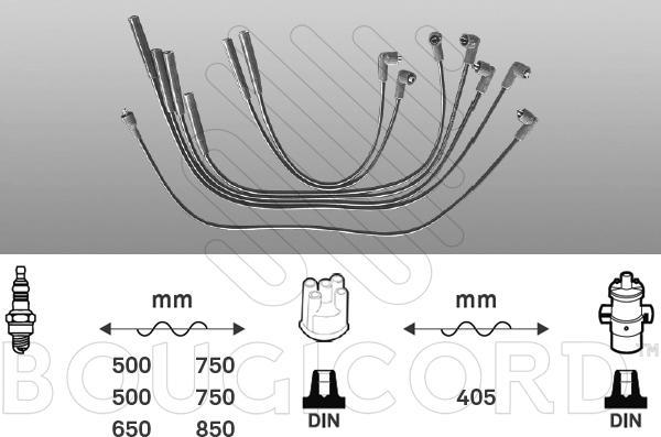 EFI 7125 - Комплект проводов зажигания abcparts.ee