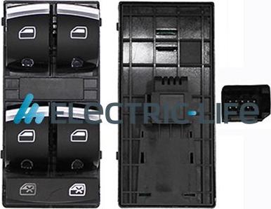 Electric Life ZRADP76004 - Выключатель, стеклоподъемник abcparts.ee