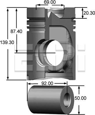 ELPI LP181 3315 STD - Поршень abcparts.ee