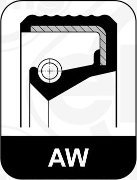 Elring 282.200 - Уплотняющее кольцо, коленчатый вал abcparts.ee