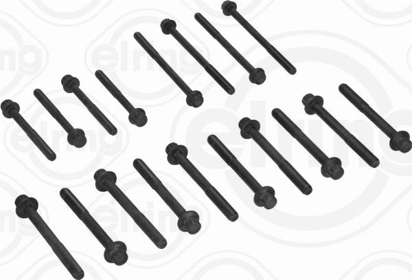 Elring 850.250 - Комплект болтов головки цилиндра abcparts.ee