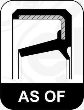 Elring 815.320 - Уплотняющее кольцо, коленчатый вал abcparts.ee