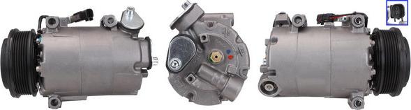 Elstock 51-0955 - Компрессор кондиционера abcparts.ee