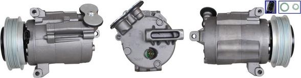 Elstock 51-1282 - Компрессор кондиционера abcparts.ee