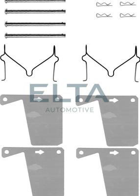 Elta Automotive EA8558 - Комплектующие для колодок дискового тормоза abcparts.ee