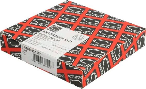 ENGITECH ENT041052 STD - Комплект поршневых колец abcparts.ee
