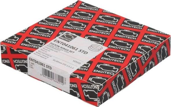 ENGITECH ENT041061 STD - Комплект поршневых колец abcparts.ee