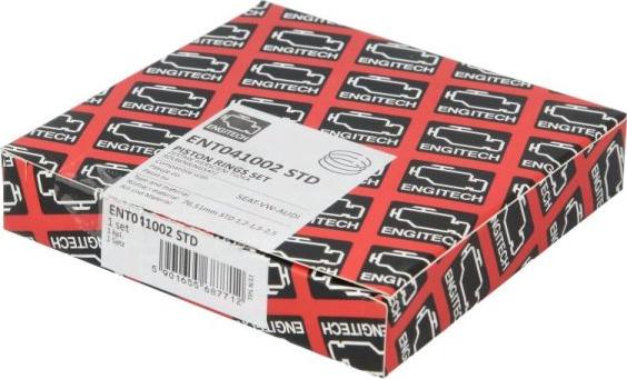 ENGITECH ENT041002 STD - Комплект поршневых колец abcparts.ee