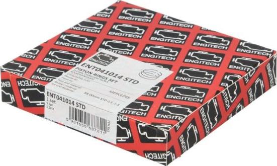 ENGITECH ENT041014 STD - Комплект поршневых колец abcparts.ee