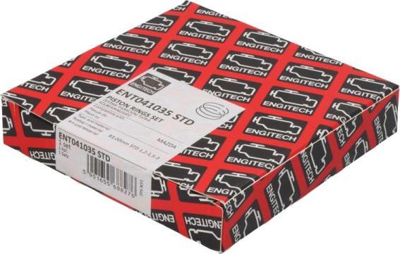 ENGITECH ENT041035 STD - Комплект поршневых колец abcparts.ee