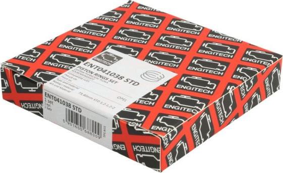 ENGITECH ENT041038 STD - Комплект поршневых колец abcparts.ee