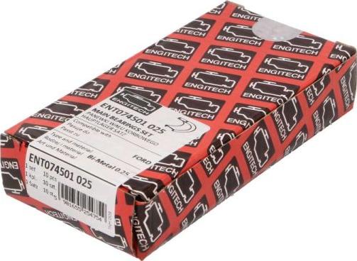 ENGITECH ENT074501 025 - Комплект подшипников коленчатого вала abcparts.ee