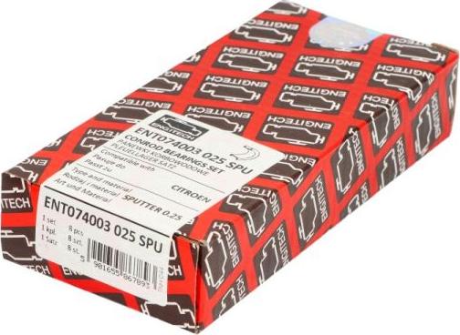 ENGITECH ENT074003 025 SPU - Комплект шатунных вкладышей abcparts.ee