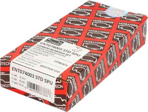 ENGITECH ENT074003 STD SPU - Комплект шатунных вкладышей abcparts.ee