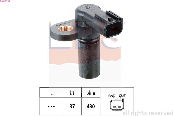 EPS 1.953.166 - Датчик положения Распредвала abcparts.ee