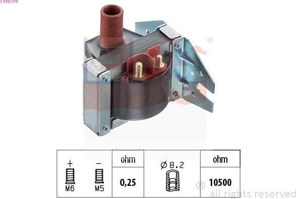 EPS 1.970.179 - Катушка зажигания abcparts.ee