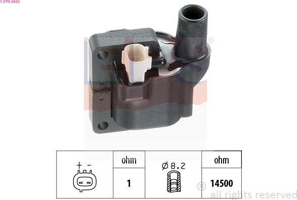 EPS 1.970.366S - Катушка зажигания abcparts.ee