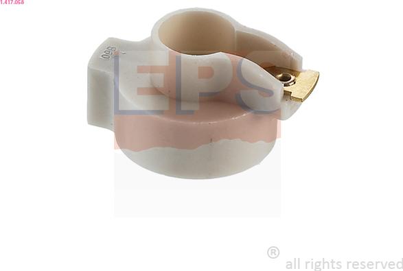 EPS 1.417.058 - Бегунок распределителя зажигани abcparts.ee