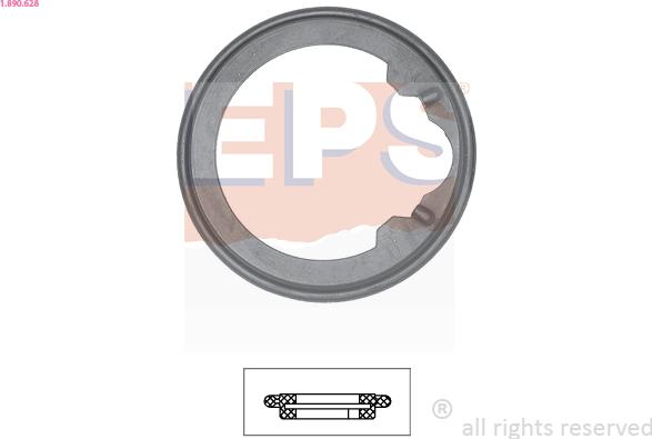 EPS 1.890.628 - Прокладка, термостат abcparts.ee